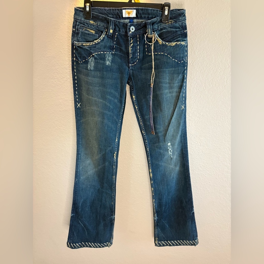Antik Denim Fawcett 5 Pocket Low Rise Flare Jeans/ NWT/ Size 28